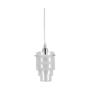 Enhance your space with a Modern Pendant Ceiling Lamp from Diamond Electricals. This stylish silver E14 hanging light has an adjustable height, perfect for any kitchen or dining room.